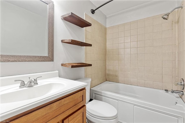 2720 Juniper St, Norfolk, VA 23513 - full bathroom with toilet, washtub / shower combination, and vanity