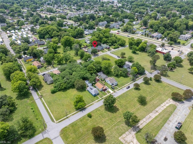 221 Herbert Ave, Hampton, VA 23664 - aerial perspective of suburban area