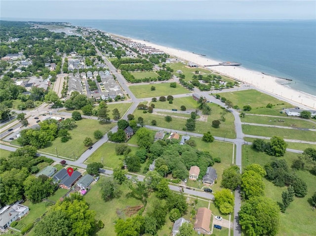221 Herbert Ave, Hampton, VA 23664 - aerial view of property and surrounding area featuring extended coastline