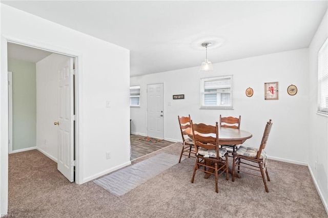 221 Herbert Ave, Hampton, VA 23664 - carpeted dining room featuring baseboards