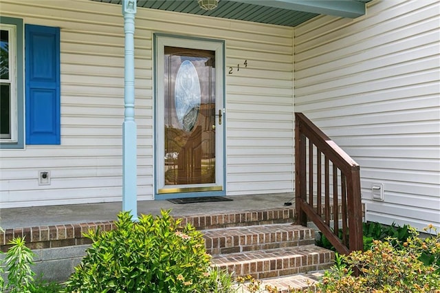 214 Silver Isles Blvd, Hampton, VA 23664 - view of exterior entry featuring covered porch