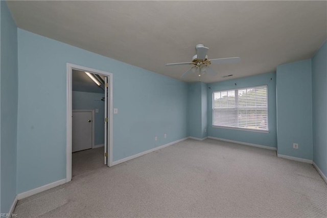 238 Wingate Dr, Williamsburg, VA 23185 - carpeted empty room featuring ceiling fan and baseboards