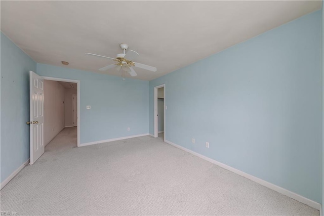 238 Wingate Dr, Williamsburg, VA 23185 - empty room featuring light carpet and ceiling fan