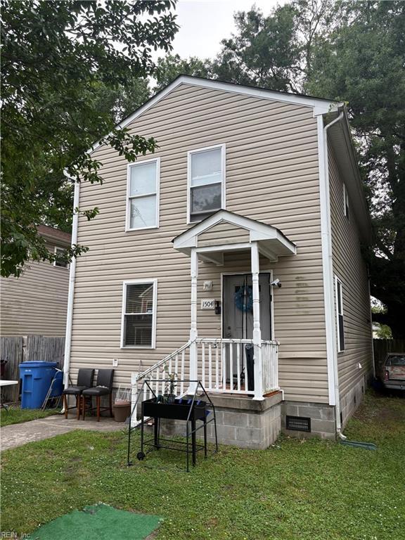 1504 Martin Ave, Chesapeake, VA 23324 - view of front facade