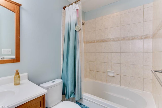 20 Hatteras Lndg, Hampton, VA 23669 - bathroom featuring vanity, toilet, and shower / bath combination with curtain