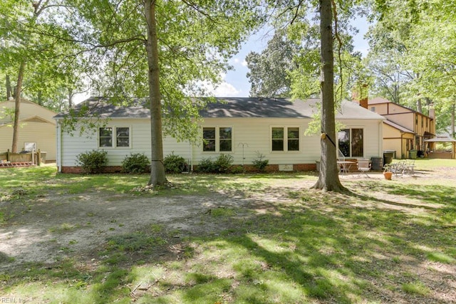 20 Hatteras Lndg, Hampton, VA 23669 - rear view of property with a patio area