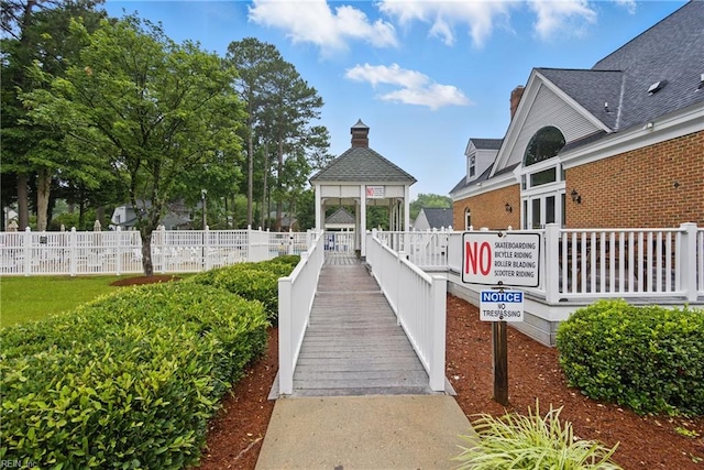 700 Dickens Pl, Chesapeake, VA 23322 - surrounding community featuring a gazebo