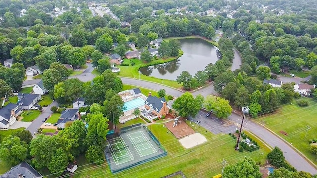 700 Dickens Pl, Chesapeake, VA 23322 - aerial view of residential area featuring a nearby body of water