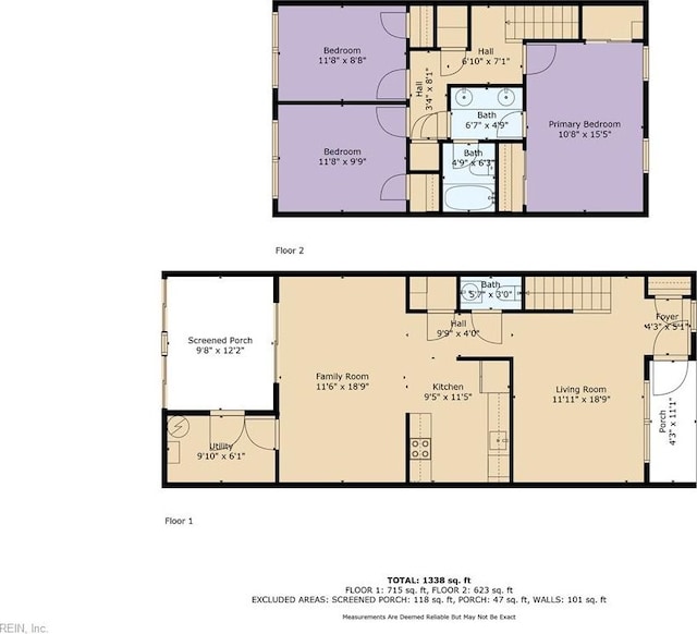 392 Deputy Ln Unit D, Newport News, VA 23608 - floor plan / room layout