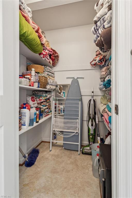 107 Benson Dr, Hampton, VA 23664 - spacious closet featuring carpet flooring