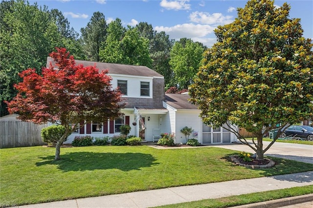 107 Benson Dr, Hampton, VA 23664 - view of front facade with driveway and a gambrel roof