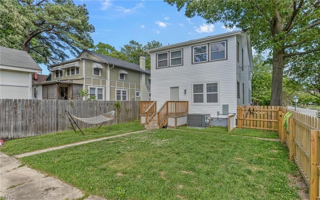 4201 Newport Ave, Norfolk, VA 23508 - back of house featuring central AC unit