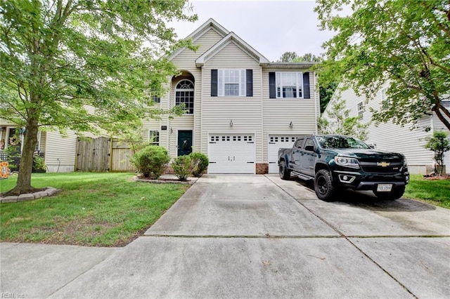 1757 Brigands Way, Virginia Beach, VA 23453 - view of front of property with driveway and a garage