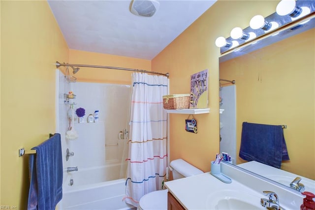 1757 Brigands Way, Virginia Beach, VA 23453 - full bath featuring shower / tub combo, toilet, and vanity