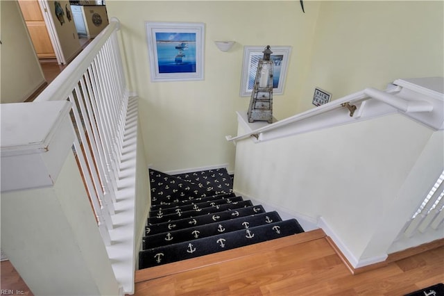 1026 High Dunes Quay Quay Unit 201, Hampton, VA 23664 - stairs featuring baseboards