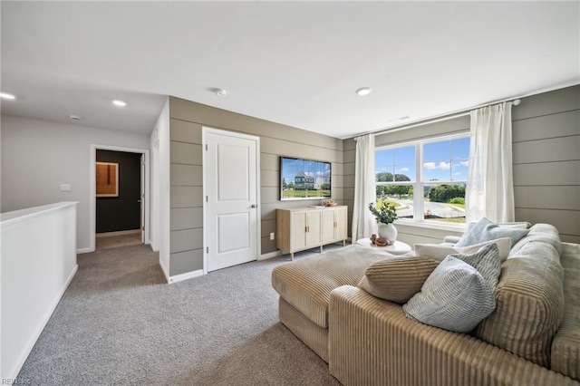 3031 Dalton Cir, Suffolk, VA 23435 - living area with carpet flooring, recessed lighting, and baseboards