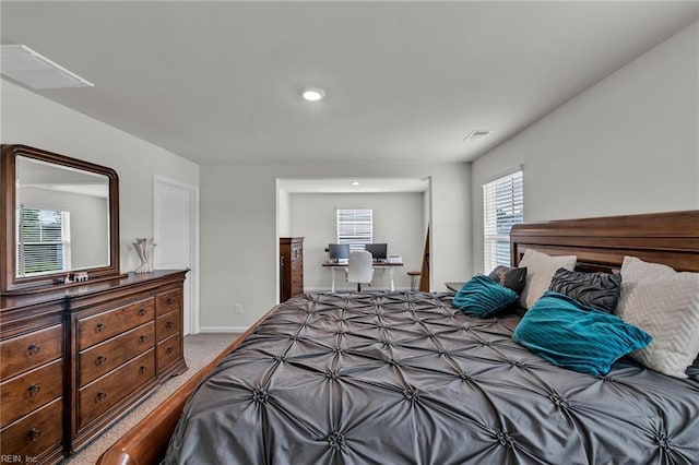 3001 Brylie Ct, Suffolk, VA 23435 - carpeted bedroom featuring baseboards and recessed lighting