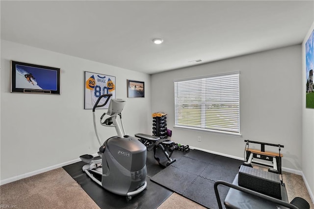 3001 Brylie Ct, Suffolk, VA 23435 - exercise room featuring baseboards
