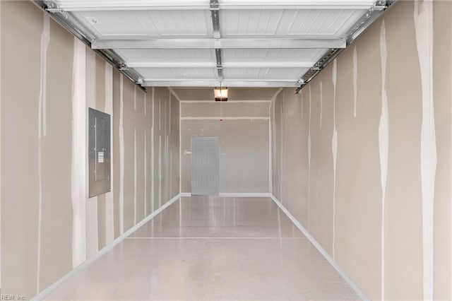 3001 Brylie Ct, Suffolk, VA 23435 - garage with electric panel and a garage door opener