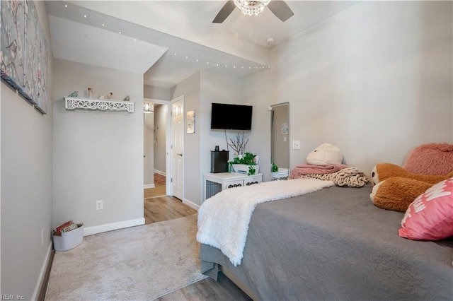 1031 High Dunes Quay Quay Unit 103, Hampton, VA 23664 - bedroom featuring wood finished floors, baseboards, and ceiling fan