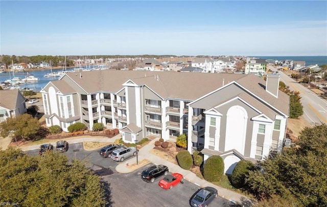 1031 High Dunes Quay Quay Unit 103, Hampton, VA 23664 - aerial view of property and surrounding area featuring a large body of water