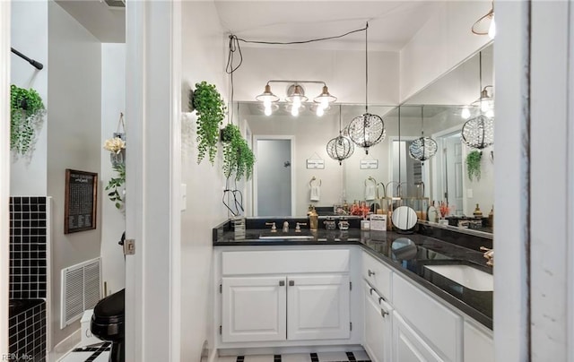 1031 High Dunes Quay Quay Unit 103, Hampton, VA 23664 - full bathroom with double vanity and a chandelier