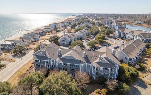 1031 High Dunes Quay Quay Unit 103, Hampton, VA 23664 - aerial perspective of suburban area with waterfront with a beach