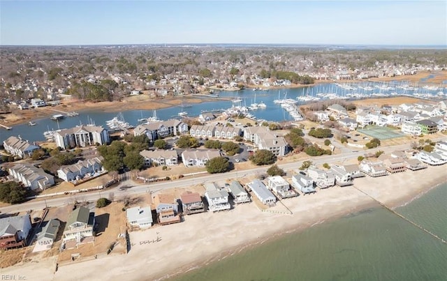 1031 High Dunes Quay Quay Unit 103, Hampton, VA 23664 - aerial overview of property's location with a large body of water and nearby suburban area