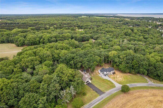 183 Belle Aire Dr, Hardyville, VA 23070 - drone / aerial view of a forest