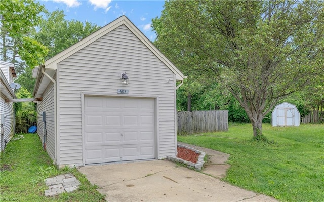 403 Joel Ct, Newport News, VA 23608 - detached garage with driveway