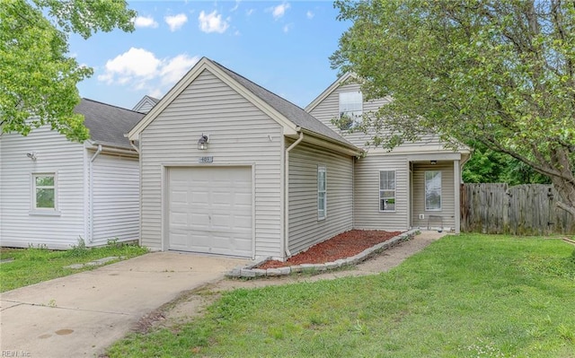 403 Joel Ct, Newport News, VA 23608 - view of front of house featuring an attached garage, driveway, and roof with shingles