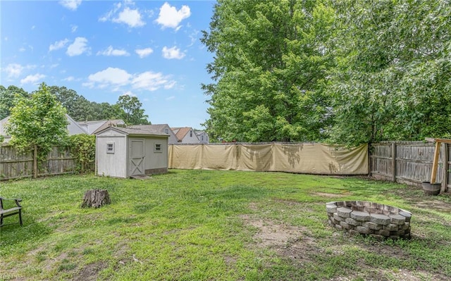 403 Joel Ct, Newport News, VA 23608 - view of yard with an outdoor fire pit
