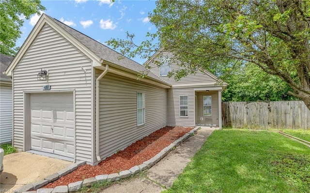 403 Joel Ct, Newport News, VA 23608 - view of home's exterior with roof with shingles and an attached garage