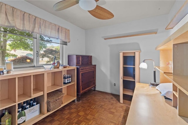 224 Iroquois Rd, Virginia Beach, VA 23462 - office area with ceiling fan