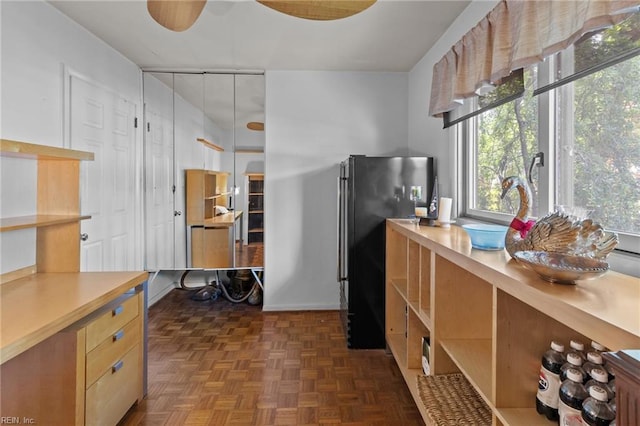224 Iroquois Rd, Virginia Beach, VA 23462 - kitchen featuring freestanding refrigerator and light countertops