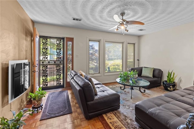 224 Iroquois Rd, Virginia Beach, VA 23462 - living room with a ceiling fan