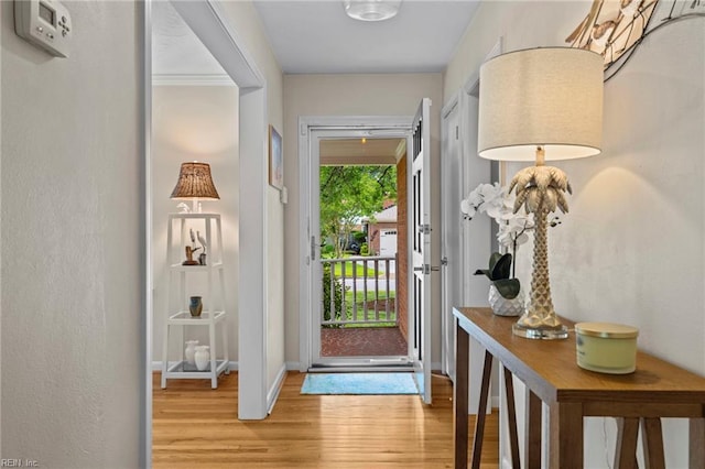 4680 Miles Standish Rd, Virginia Beach, VA 23455 - foyer entrance with light wood-style floors and baseboards