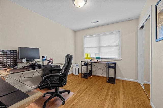 4680 Miles Standish Rd, Virginia Beach, VA 23455 - office featuring baseboards and wood finished floors
