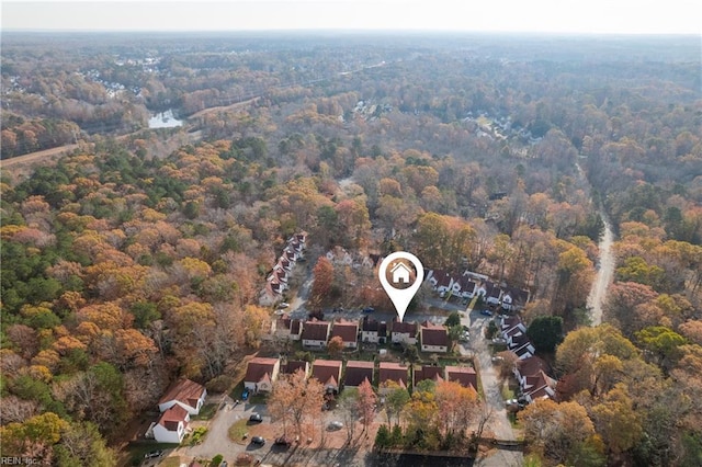 926 Pheasant Run, Williamsburg, VA 23188 - aerial view of property and surrounding area featuring a forest