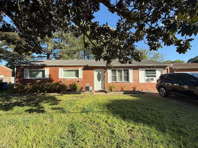 3904 Starboard Rd, Chesapeake, VA 23321 - single story home featuring brick siding and a front lawn