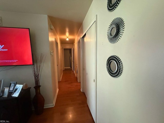 3904 Starboard Rd, Chesapeake, VA 23321 - hallway with wood finished floors and baseboards