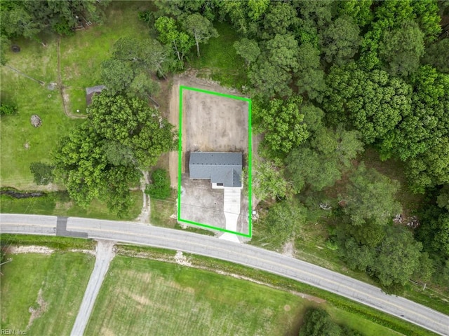 1064 Tulls Creek Rd, Moyock, NC 27958 - aerial overview of property's location featuring property parcel outlined