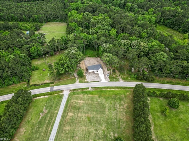 1064 Tulls Creek Rd, Moyock, NC 27958 - aerial overview of property's location with a forest