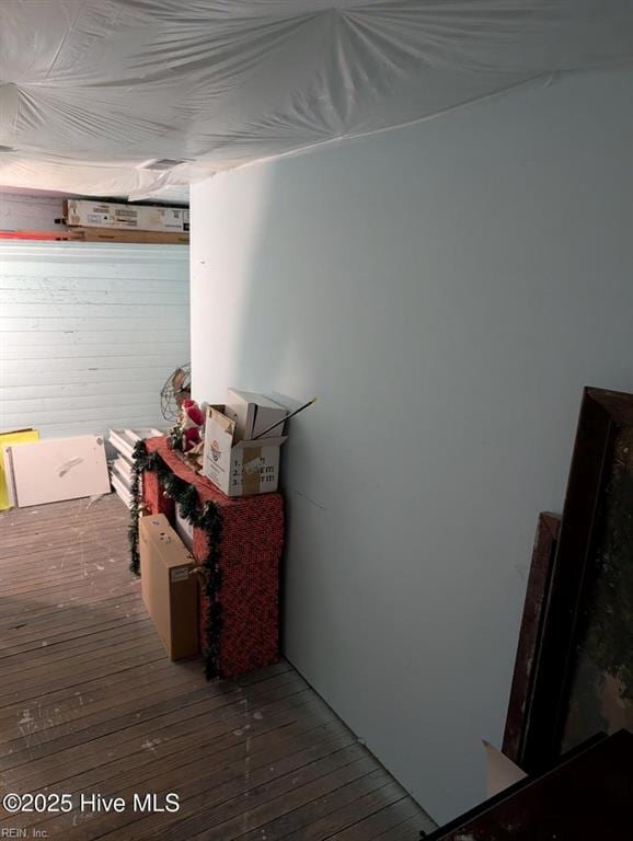 209 Main St, South Mills, NC 27976 - corridor featuring wood-type flooring
