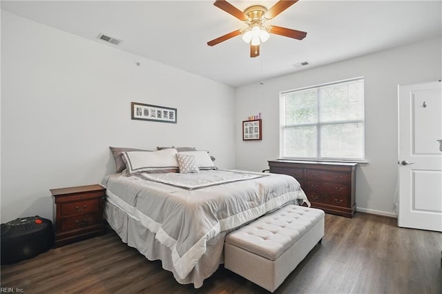 4316 Colindale Rd Unit 106, Chesapeake, VA 23321 - bedroom with wood finished floors, ceiling fan, and baseboards