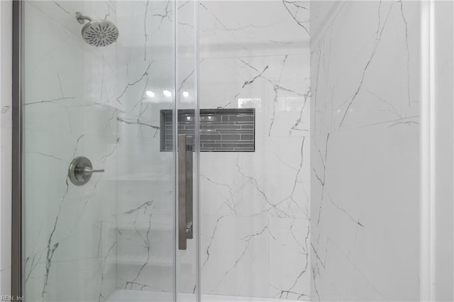 3934 Whispering Oaks Pl, Virginia Beach, VA 23455 - bathroom view of a marble finish shower