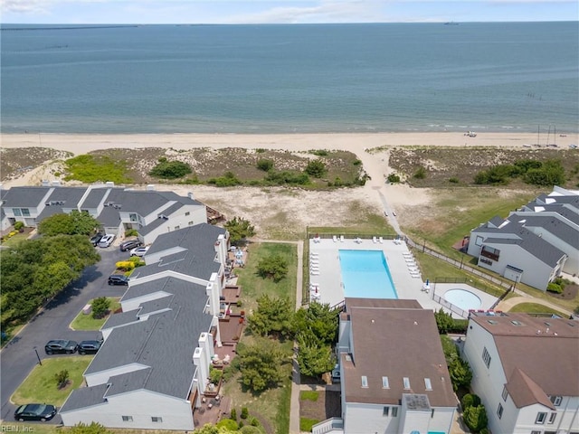 3934 Whispering Oaks Pl, Virginia Beach, VA 23455 - bird's eye view of unending shoreline and a pool area