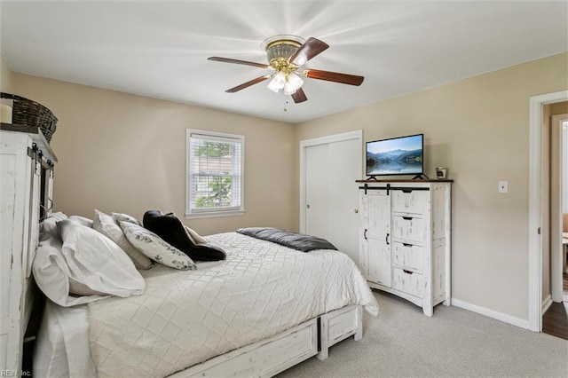 118 Cove Rd, Newport News, VA 23608 - carpeted bedroom featuring baseboards and ceiling fan