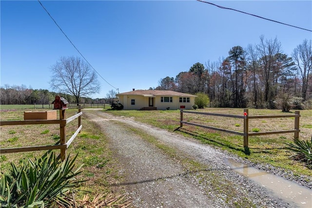 2304 Manning Rd, Suffolk, VA 23434 - view of dirt / gravel road with a view of countryside