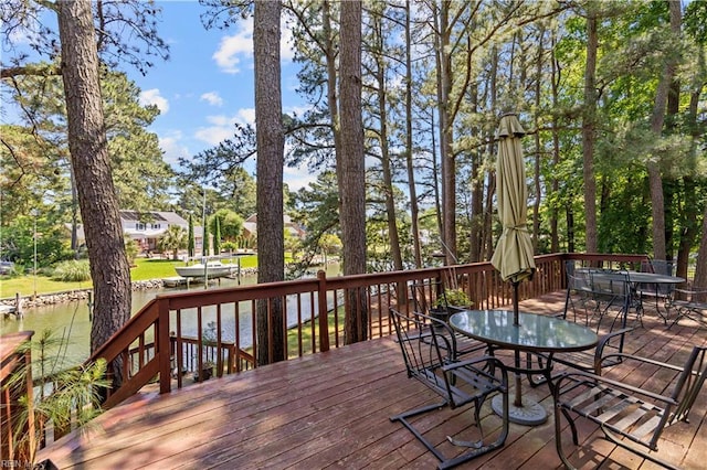 2300 Broad Bay Rd, Virginia Beach, VA 23451 - deck featuring outdoor dining space